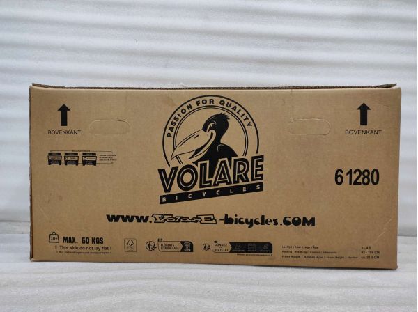 Volare Unicorn Kinderfiets - Meisjes - 12 inch - Paars - Twee handremmen