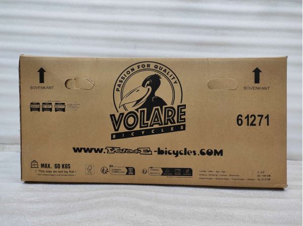 Volare Unicorn Kinderfiets - Meisjes - 12 inch - Roze - Twee handremmen