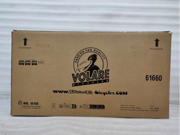 Volare Thombike Kinderfiets - Jongens - 16 inch - Oranje Grijs