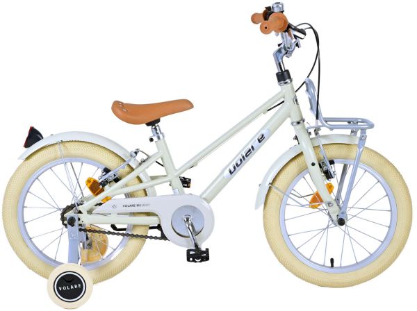 Volare Melody Kinderfiets - Meisjes - 16 inch - Zand - Twee handremmen