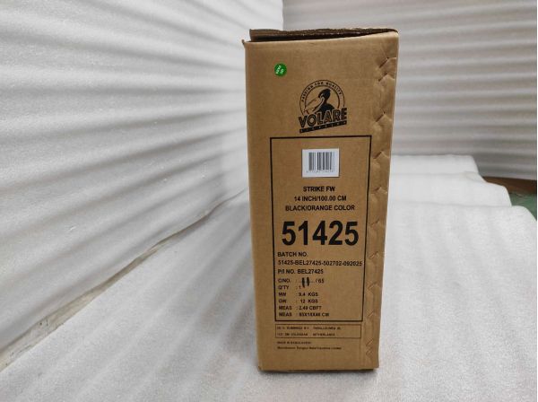 Volare Strike Kinderfiets - Jongens - 14 inch - Zwart Oranje - Twee handremmen