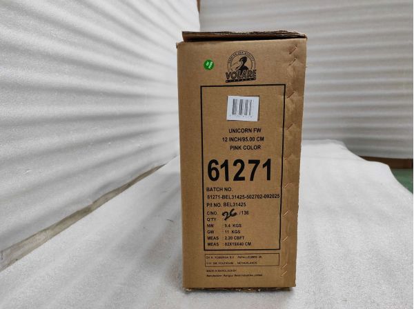 Volare Unicorn Kinderfiets - Meisjes - 12 inch - Roze - Twee handremmen