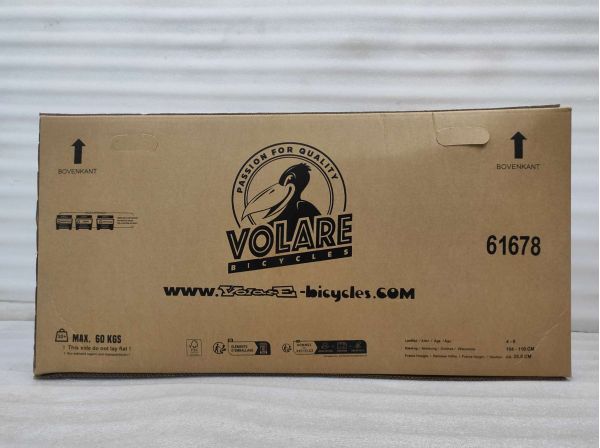 Volare Unicorn Kinderfiets - Meisjes - 16 inch - Wit