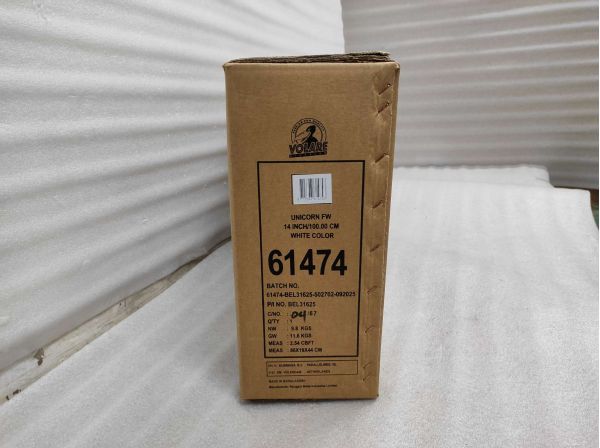 Volare Unicorn Kinderfiets - Meisjes - 14 inch - Wit - Twee Handremmen