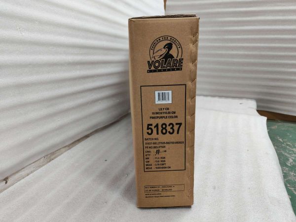 Volare Lily Kinderfiets - Meisjes - 18 inch - Wit Roze Paars