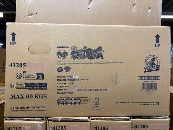 Rubble & Crew - Kinderfiets - Jongens - 12 inch - Blauw - Twee handremmen