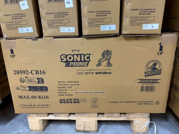 Sonic Kinderfiets - Jongens - 16 inch - Blauw