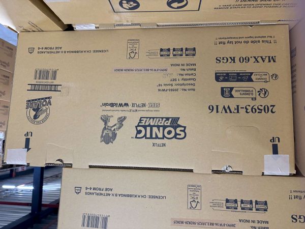 Sonic Kinderfiets - Jongens - 16 inch - Blauw - Twee handremmen