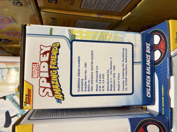 Spidey loopfiets metaal