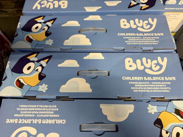 Bluey loopfiets metaal