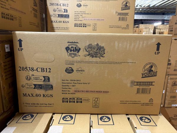 Paw Patrol Kinderfiets - Meisjes - 12 inch - Roze