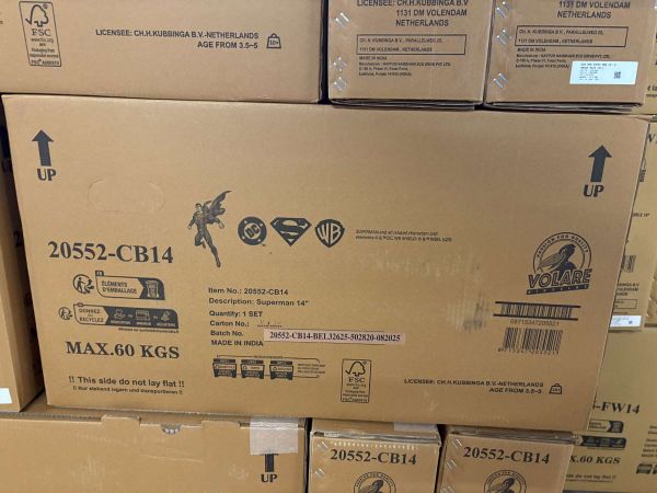 Superman Kinderfiets - Jongens - 14 inch - Blauw