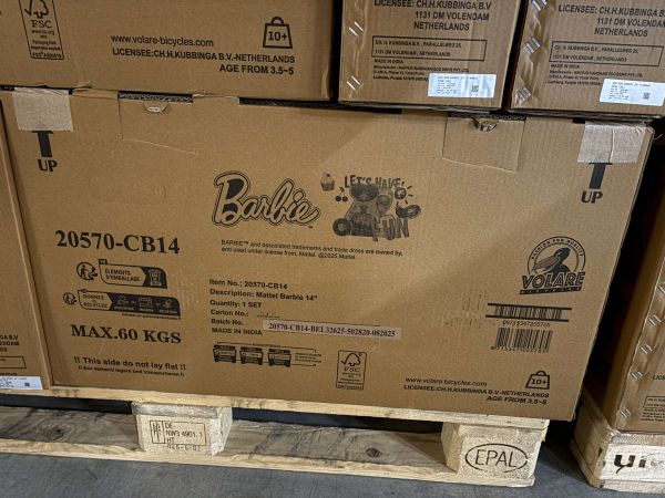 Barbie Kinderfiets - Meisjes - 14 inch - Roze