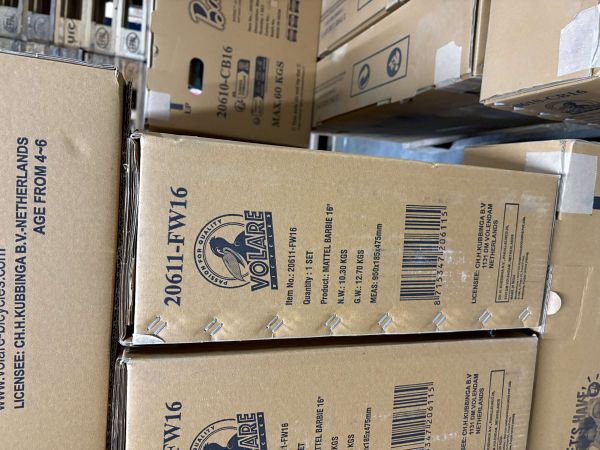 Barbie Kinderfiets - Meisjes - 16 inch - Roze - Twee handremmen