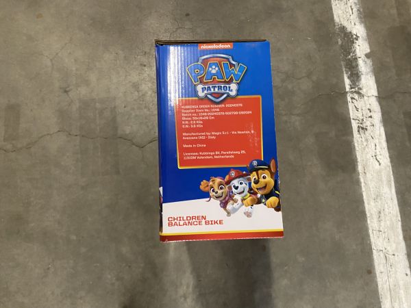Paw Patrol loopfiets metaal