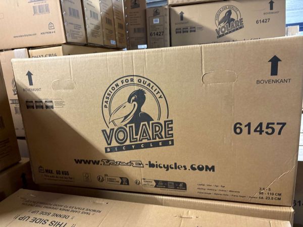 Volare Thombike Kinderfiets - Jongens - 14 inch - Blauw Geel