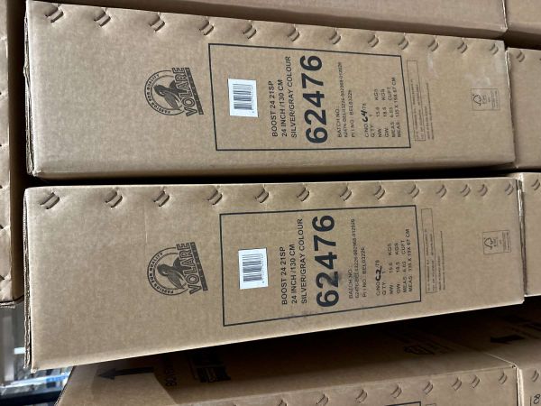 Volare Boost Kinderfiets - 24 inch - Zilver Groen - 21 versnellingen