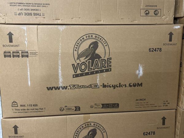 Volare Boost Kinderfiets - 24 inch - Wit Mintgroen - 21 versnellingen
