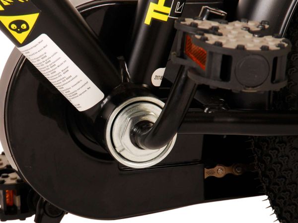 Volare Thombike Kinderfiets - Jongens - 12 inch - Zwart Geel Volare Thombike Kinderfiets - Jongens - 12 inch - Zwart Geel