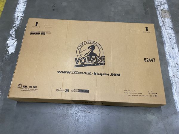 Volare Blossom Kinderfiets - Meisjes - 24 inch - Wit - Twee handremmen