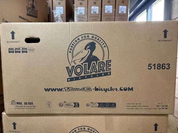 Volare Sportivo Kinderfiets - Jongens - 18 inch - Blauw Zwart - Twee Handremmen