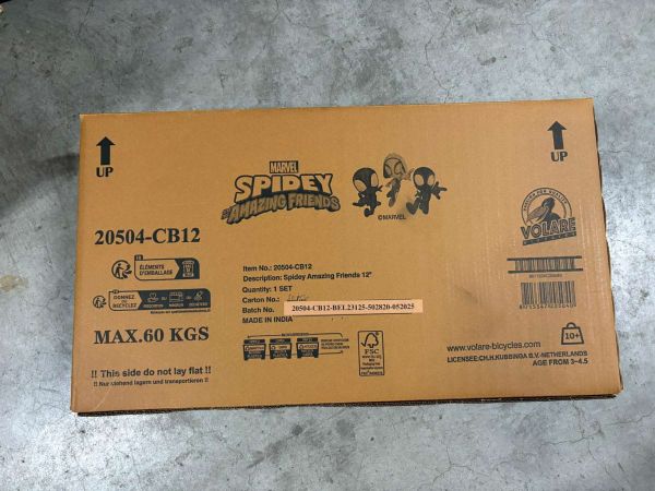 Spidey Kinderfiets - Jongens - 12 inch - Blauw