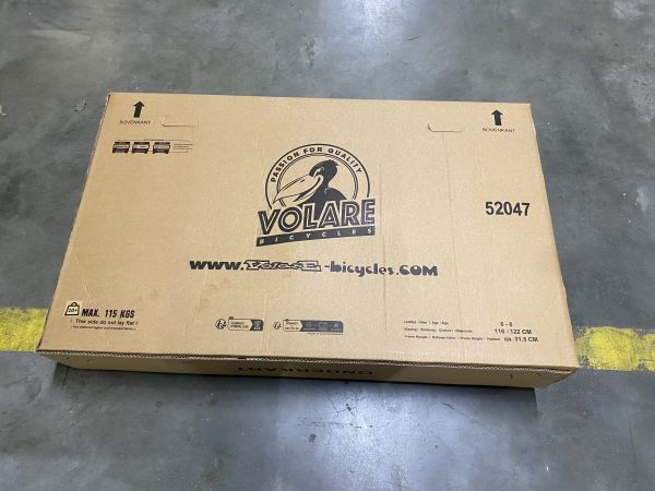 Volare Blossom Kinderfiets - Meisjes - 20 inch - Wit - Twee handremmen