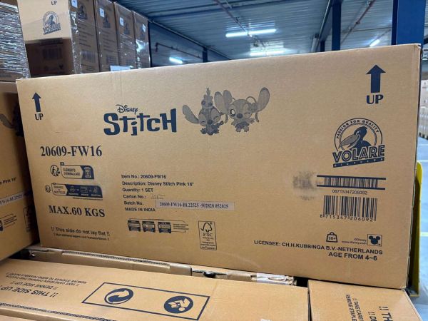 Disney Stitch Kinderfiets - Meisjes - 16 inch - Roze - Twee handremmen