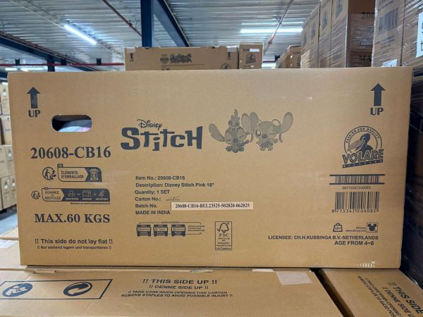 Disney Stitch Kinderfiets - Meisjes - 16 inch - Roze