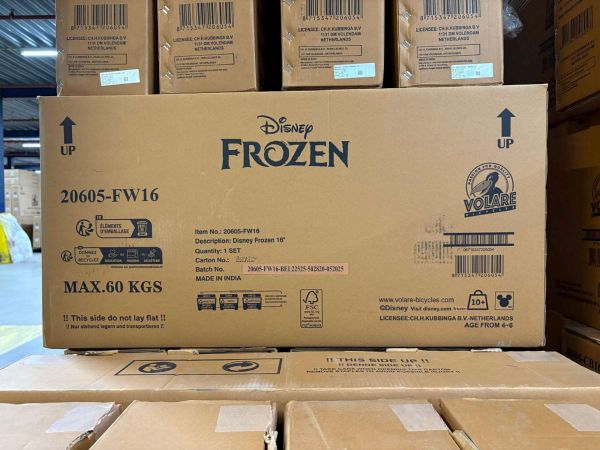 Disney Frozen 2 Kinderfiets - Meisjes - 16 inch - Blauw/Paars - Twee handremmen