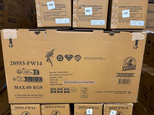 Superman Kinderfiets - Jongens - 14 inch - Blauw - Twee handremmen