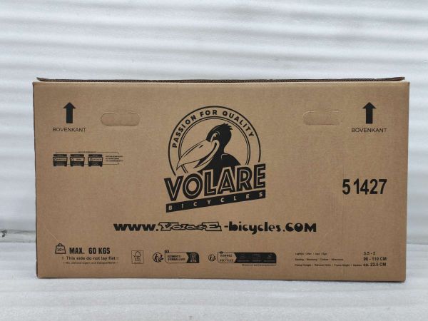 Volare Strike Kinderfiets - Jongens - 14 inch - Zwart Groen