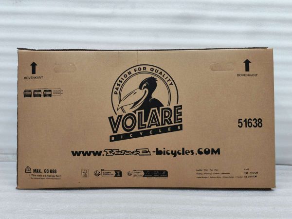 Volare Lily Kinderfiets - Meisjes - 16 inch - Wit Roze Paars - Twee Handremmen