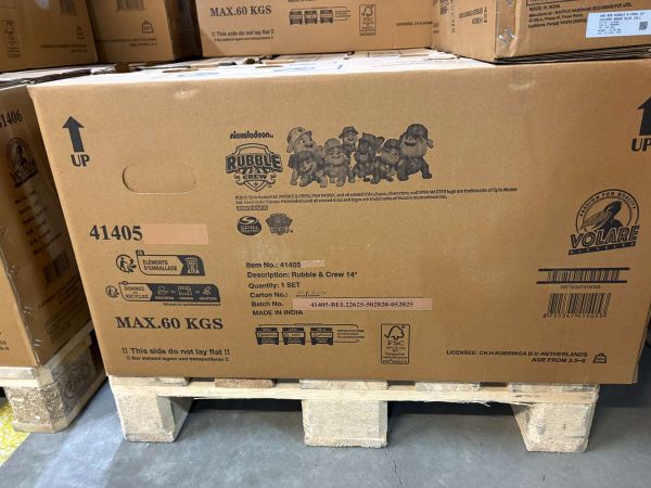 Rubble & Crew Kinderfiets - Jongens - 14 inch - Blauw - Twee handremmen