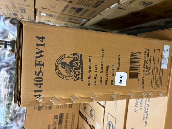 Rubble & Crew Kinderfiets - Jongens - 14 inch - Blauw - Twee handremmen