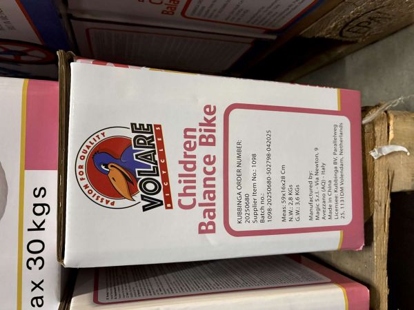 Volare loopfiets - Roze