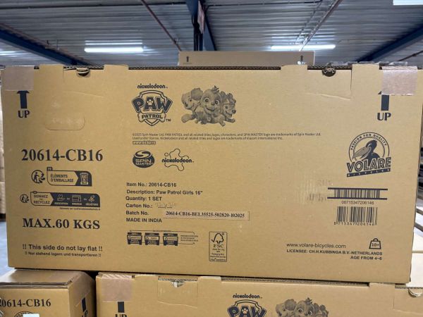 Paw Patrol Kinderfiets - Meisjes - 16 inch - Roze