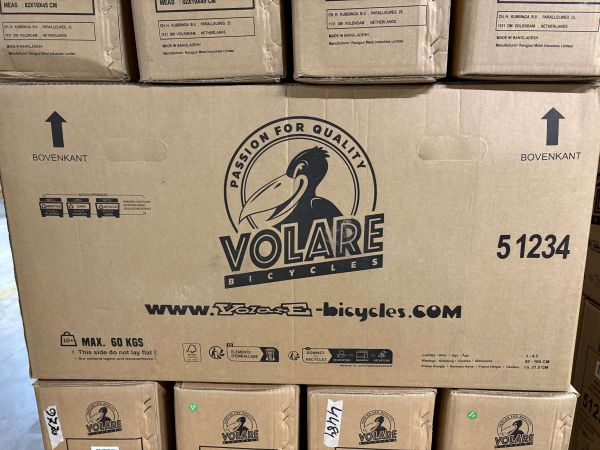 Volare Ashley Kinderfiets - Meisjes - 12 inch - Roze - Twee handremmen