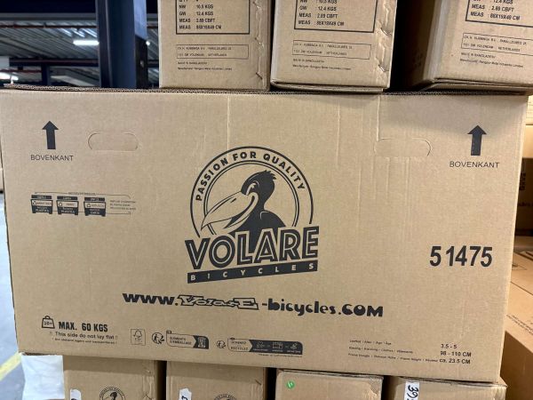 Volare Ashley Kinderfiets - Meisjes - 14 inch - Creme - Twee Handremmen