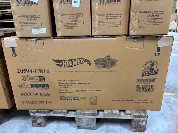 Hot Wheels Kinderfiets - Jongens - 16 inch - Zwart Oranje Blauw