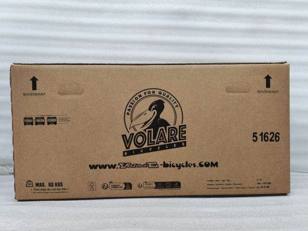 Volare Strike Kinderfiets - Jongens - 16 inch - Zwart Oranje