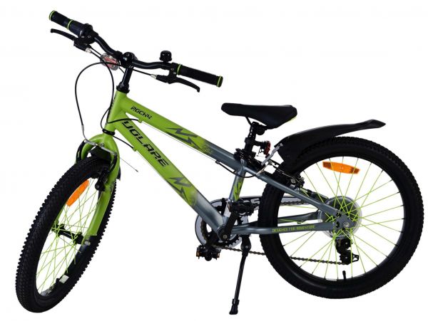 Volare Rocky Kinderfiets - 20 inch - 7 speed - Groen/Grijs