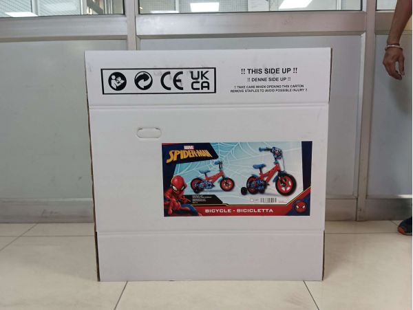 Spider-Man Kinderfiets - Jongens - Mag Wheels - 12 inch - Rood