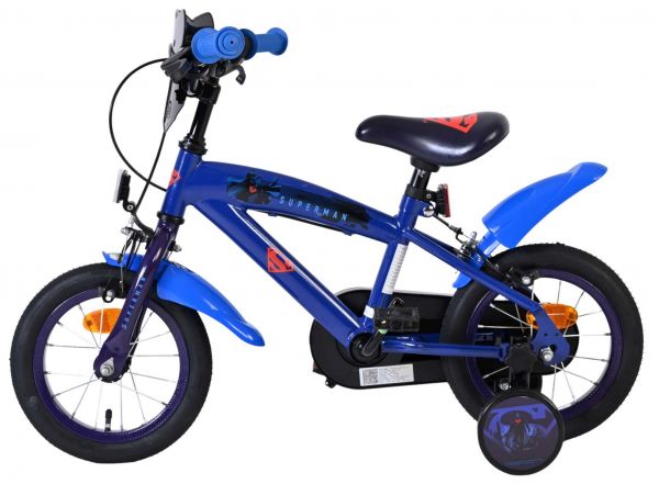 Superman Kinderfiets - Jongens - 12 inch - Blauw - Twee handremmen