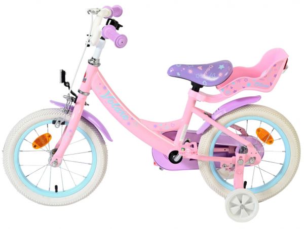Volare Olivia Kinderfiets - Meisjes - 14 inch - Roze
