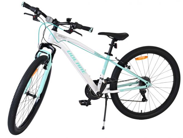 Volare Boost Kinderfiets - 26 inch - Wit Mintgroen - 21 versnellingen