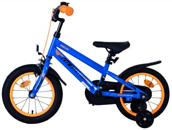 Volare Rocky Kinderfiets - Jongens - 14 inch - Blauw Volare Rocky Kinderfiets - Jongens - 14 inch - Blauw