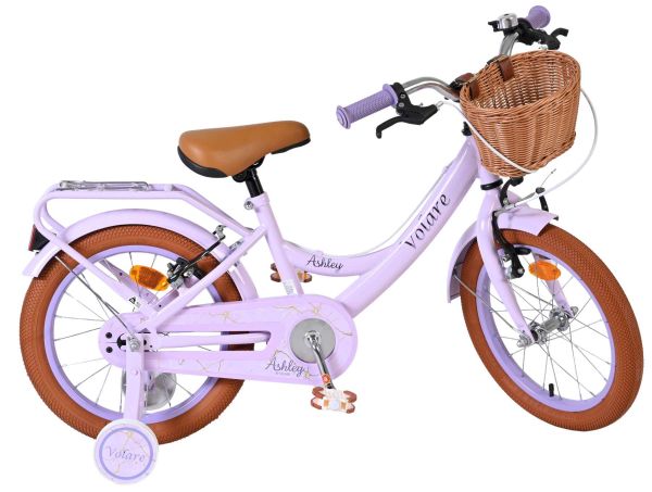 Volare Ashley Kinderfiets - Meisjes - 16 inch - Lila - Twee Handremmen