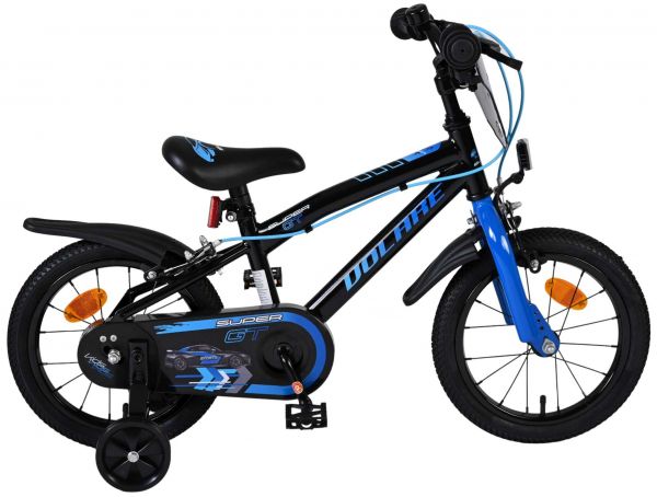 Volare Super GT Kinderfiets - Jongens - 14 inch - Blauw - Twee handremmen