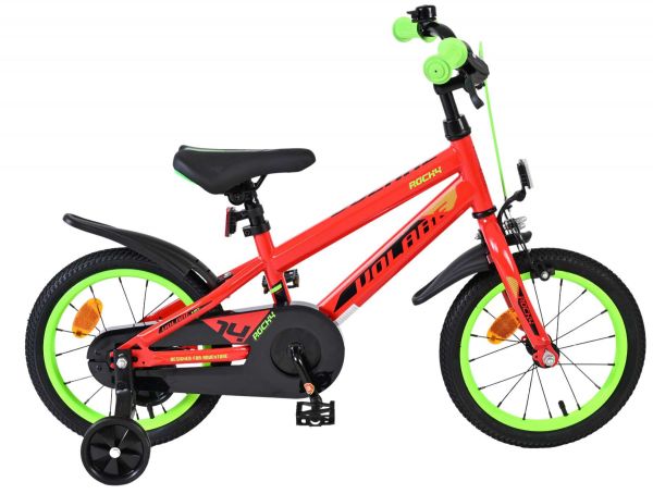 Volare Rocky Kinderfiets - Jongens - 14 inch - Rood
